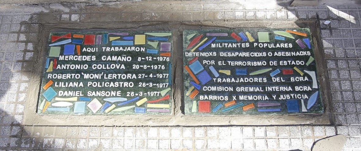 BANCO CENTRAL | Homenaje Detenidos Desaparecidos
