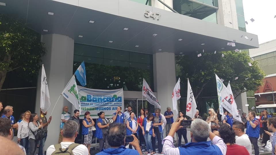 PLENARIO y MOVILIZACIÓN | Banca Privada: Bradesco, Santander, Supervielle. Banco de Desarrollo de Jujuy