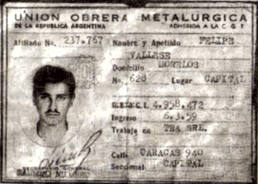23 DE AGOSTO | A 59 años de la desaparición de Felipe Vallese