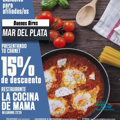 La Cocina de Mamá. Mar del Plata-Buenos Aires
