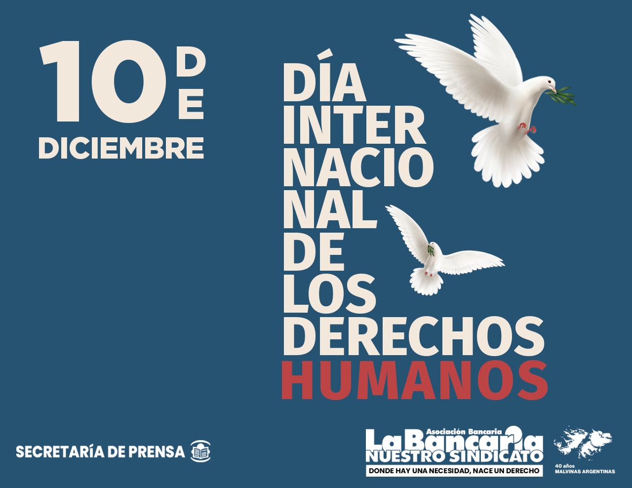 10 De Diciembre Día Internacional De Los Derechos Humanos La Bancaria 2452