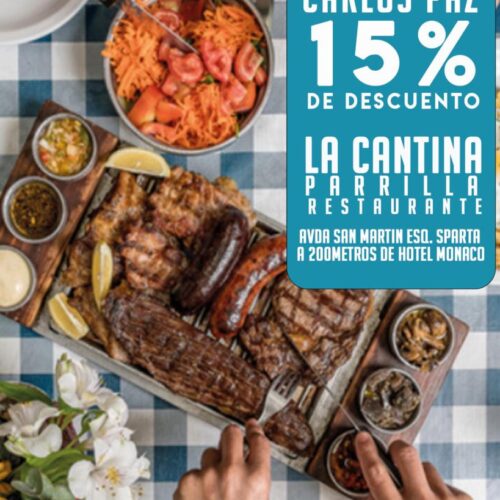 La Cantina, parrilla-restaurant. Carlos Paz-Córdoba