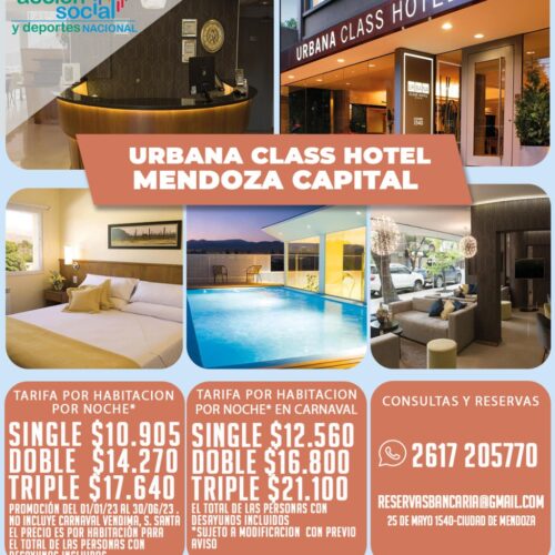 Urbana Class Hotel. Mendoza capital