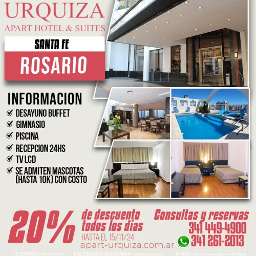Urquiza Apart Hotel. Rosario-Santa Fe