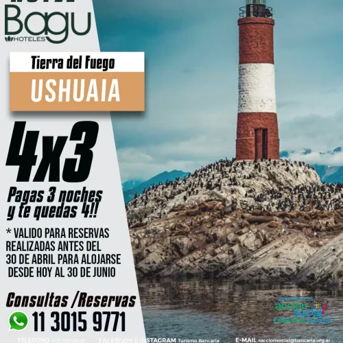 Hotel Bagú. Ushuaia-Tierra del Fuego