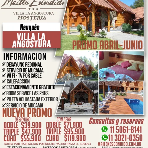 Mayten Escondido. Villa La Angostura-Neuquén