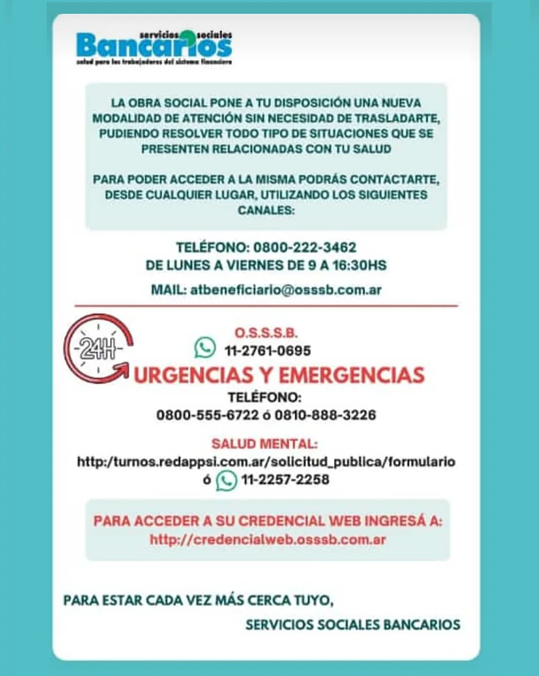 Beneficio Obra Social Bancaria