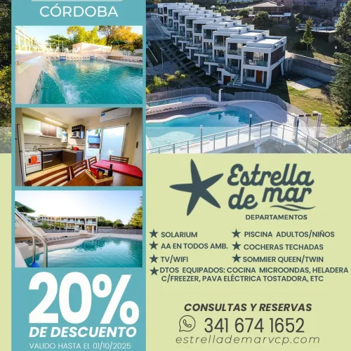 Estrella de Mar departamentos. Villa Carlos Paz-Córdoba