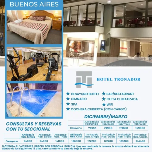 Hotel Tronador. Mar del Plata-Buenos Aires