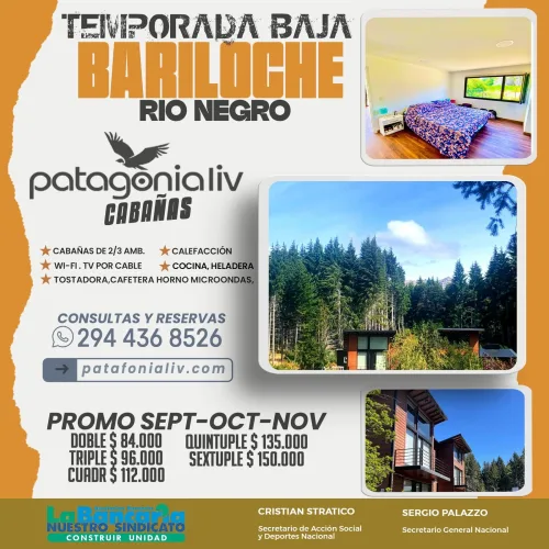Cabañas Patagonialiv. Bariloche – Río Negro