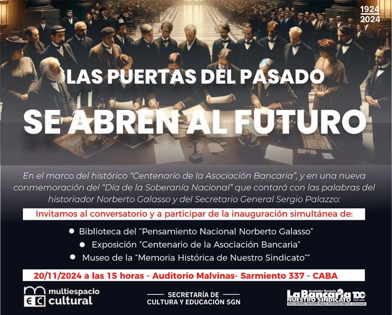 Las puertas del pasado se abren al futuro