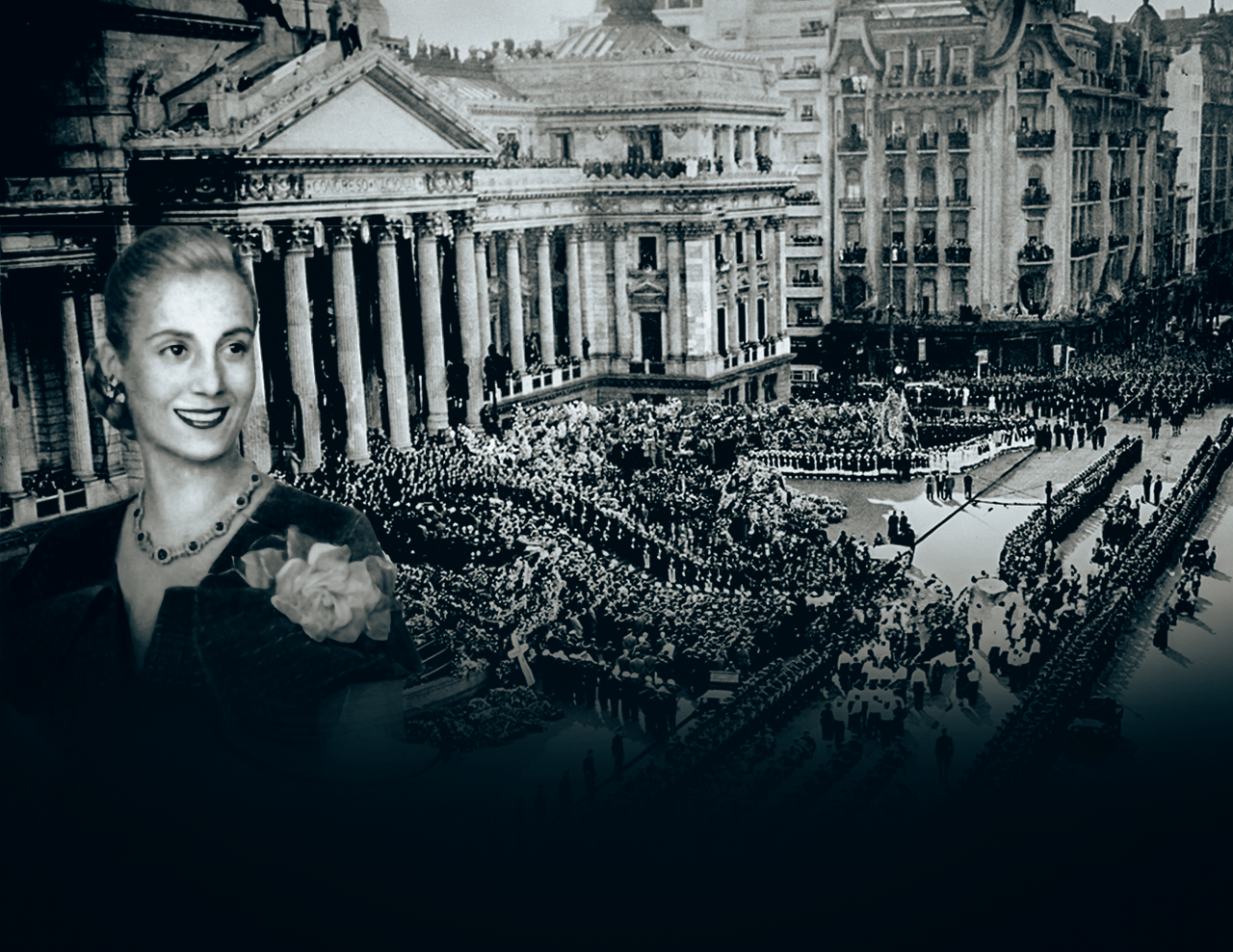 17 DE NOVIEMBRE DE 1974. Son repatriados los restos de Eva Perón