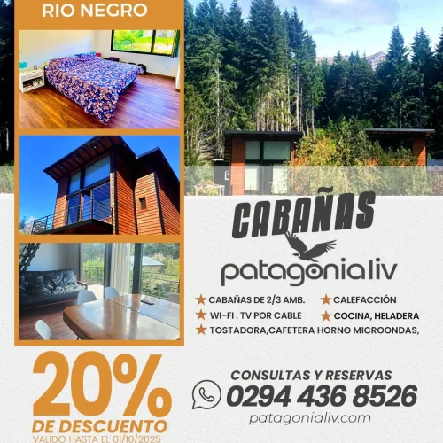 Cabañas Patagonialiv. Bariloche – Río Negro