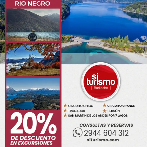 Sí Turismo. Río Negro-Bariloche