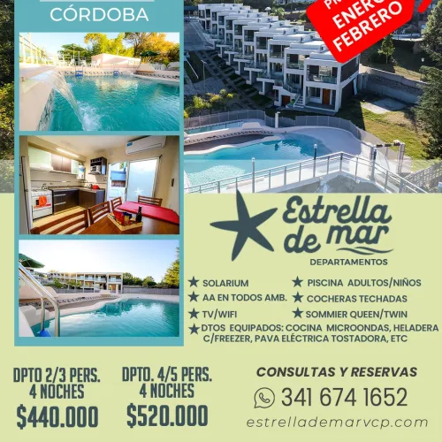 Estrella de Mar. Villa Carlos Paz-Córdoba