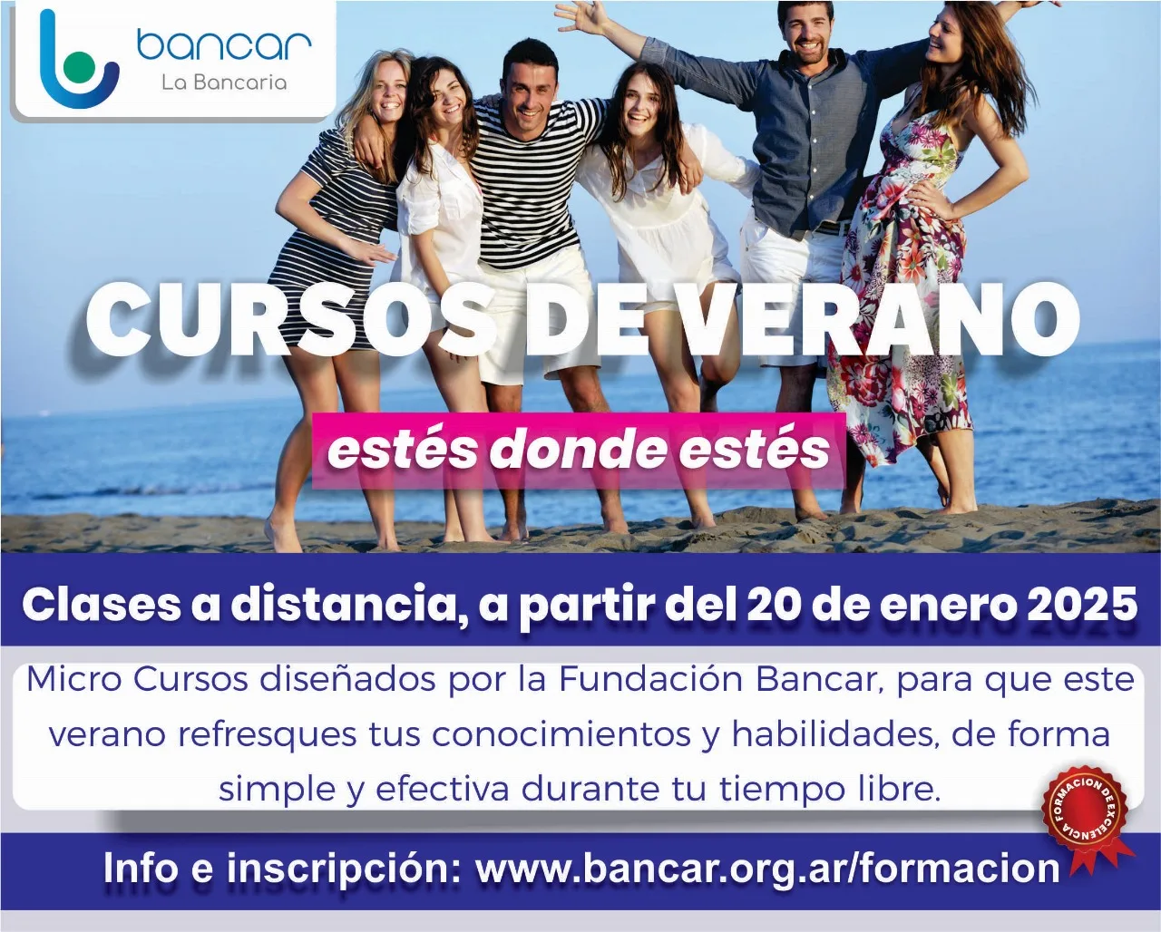 BANCAR. Cursos de verano