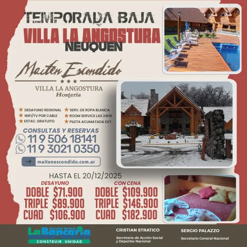 Maiten Escondido. Villa La Angostura-Neuquén