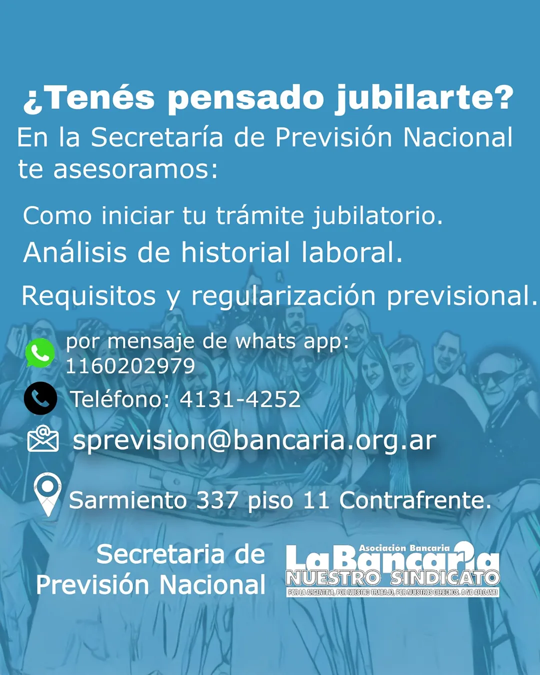 ¿Tenés pensando jubilarte? Te asesoramos