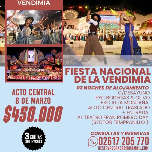 Fiesta Nacional de la Vendimia. Mendoza