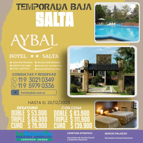 Aybal hotel. Salta