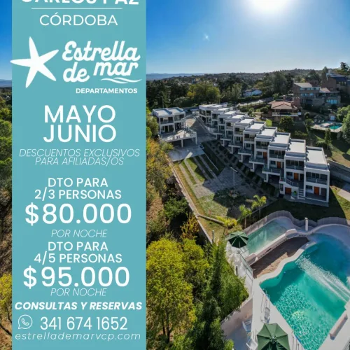 Estrella de Mar departamentos. Villa Carlos Paz-Córdoba