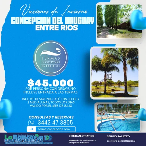 Termas Concepción. Concepción del Uruguay-Entre Ríos