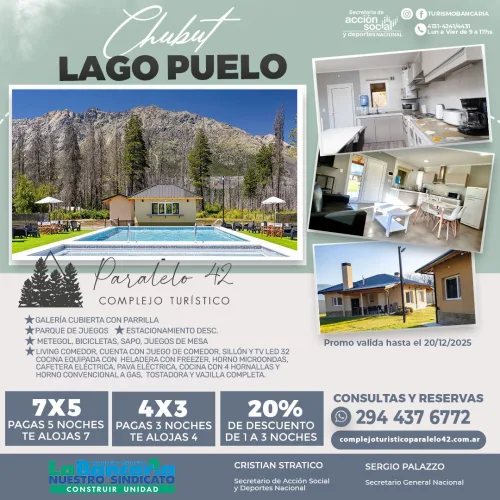 Paralelo 42. Lago Puelo-Chubut