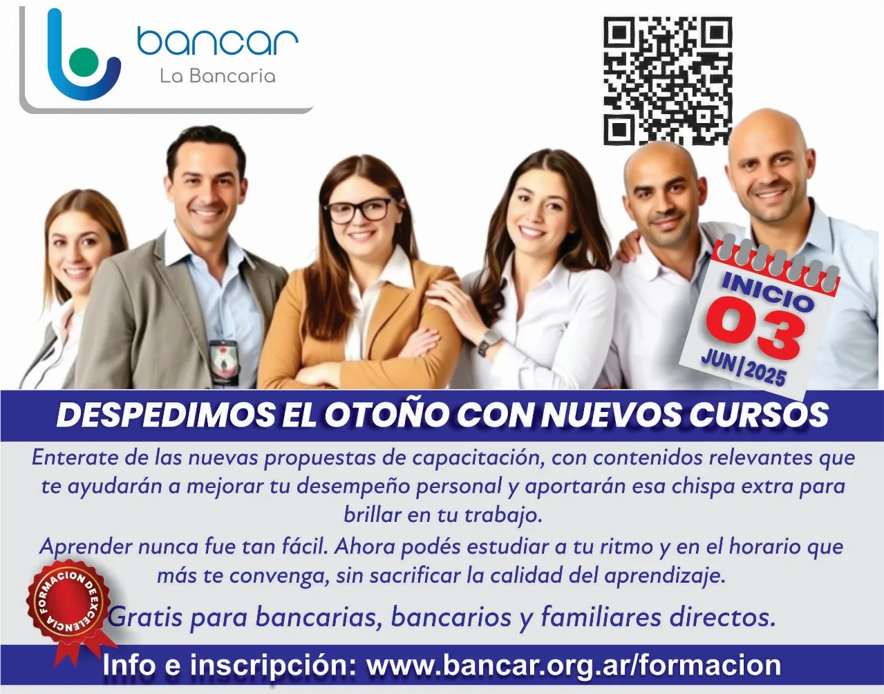 BANCAR. Nuevos cursos