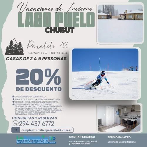 Paralelo 42. Lago Puelo-Chubut