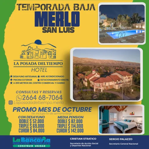 La Posada del Tiempo. Merlo-San Luis
