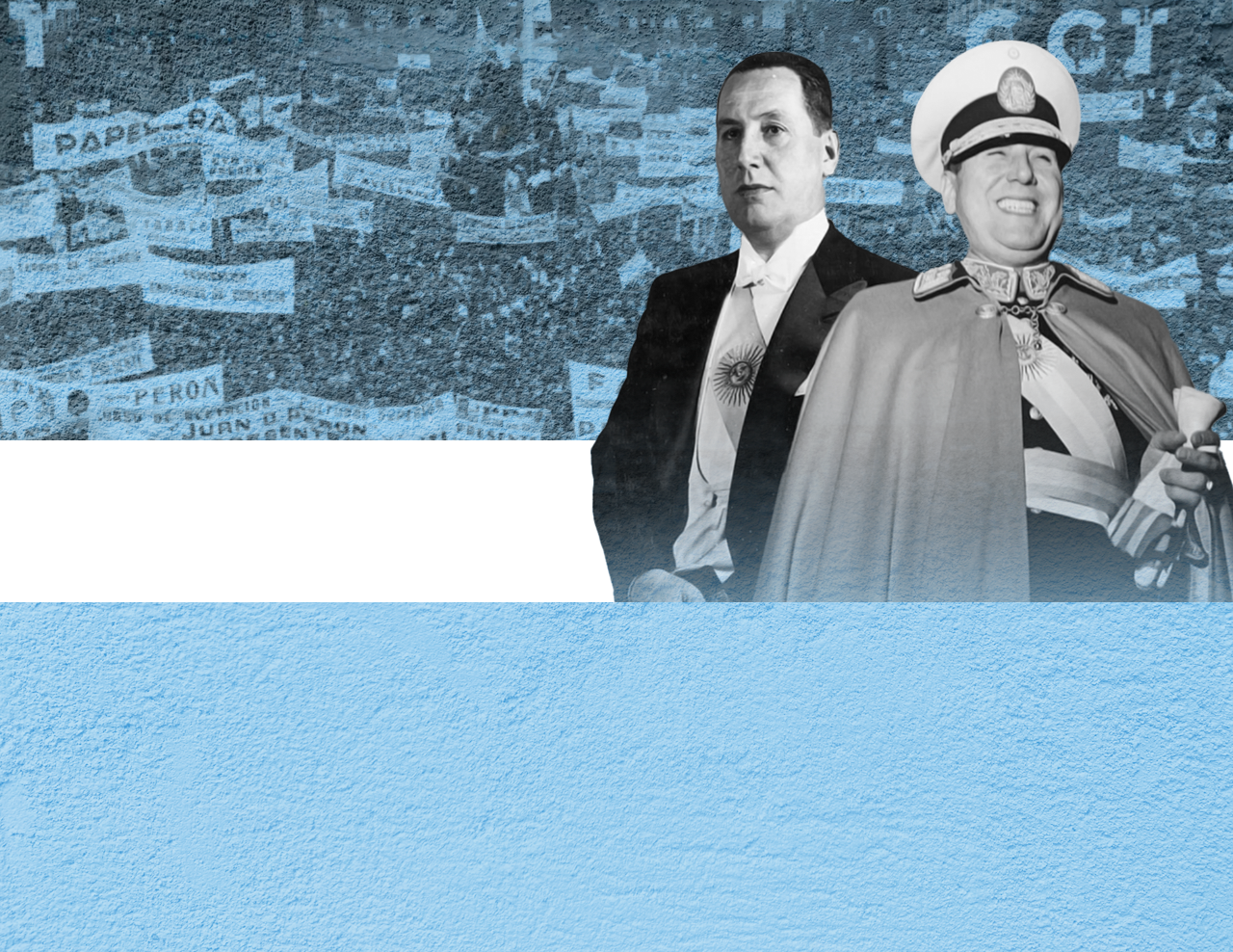 4 DE JUNIO 1946/1952. Juan D. Perón asume su primera y segunda presidencia