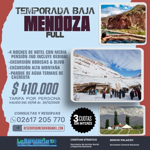 Mendoza Full. Temporada baja