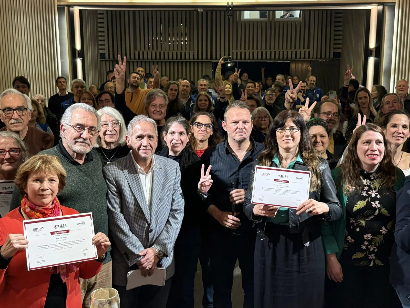 Palazzo participó en la apertura de la Diplomatura en Trabajo, sindicalismo y DDHH en CONADU