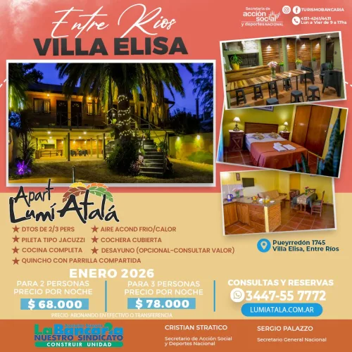 Apart Lumí Atalá. Villa Elisa, Entre Ríos