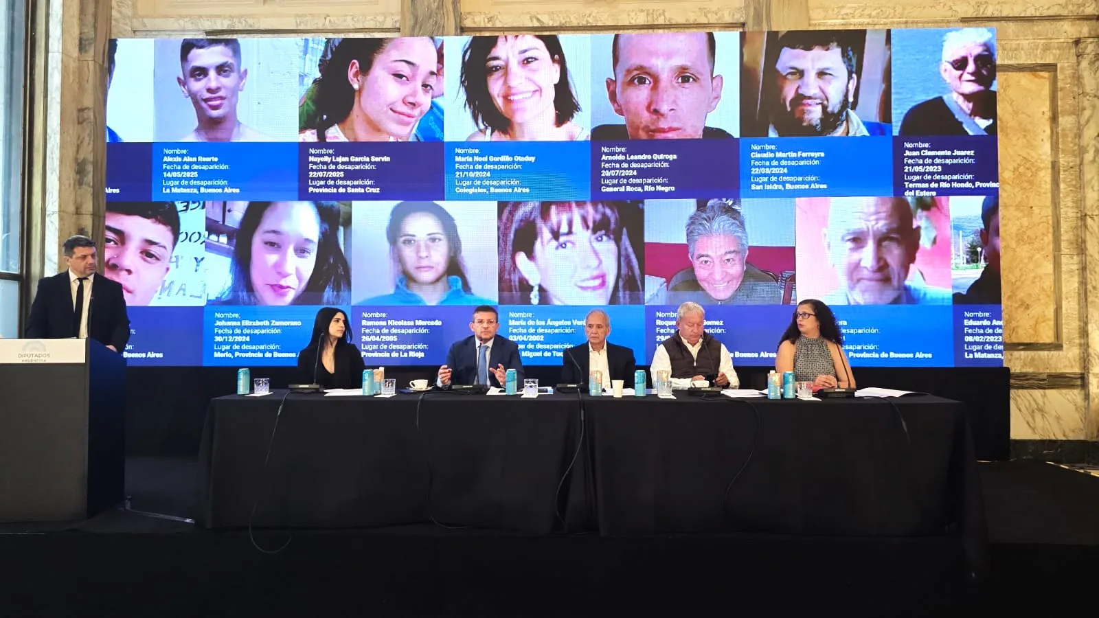 Presentación del proyecto de Ley Nacional de Búsqueda de Personas Desaparecidas