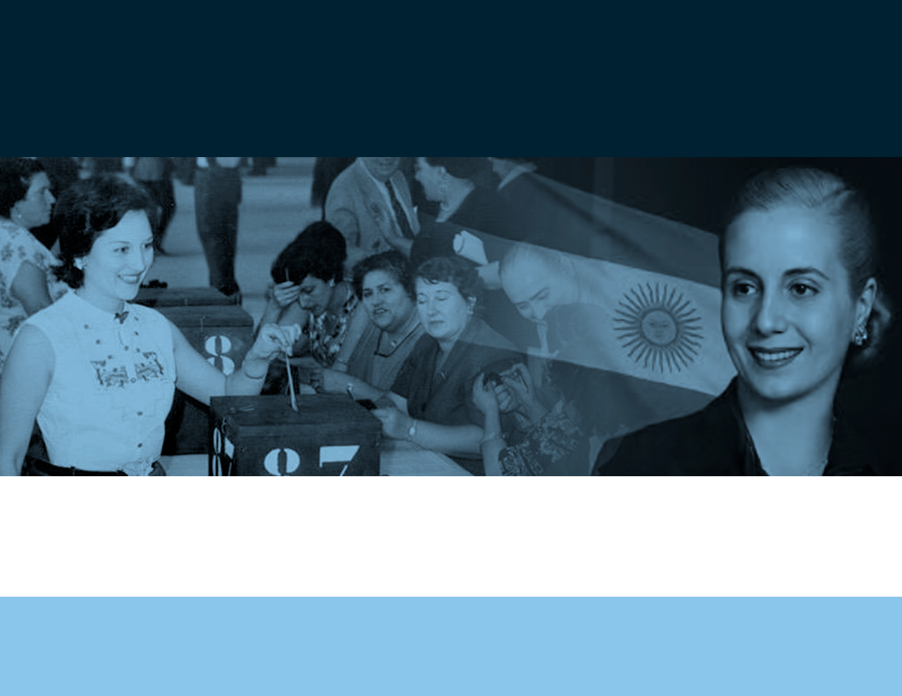 11 DE NOVIEMBRE 1951. Las mujeres argentinas votan por primera vez