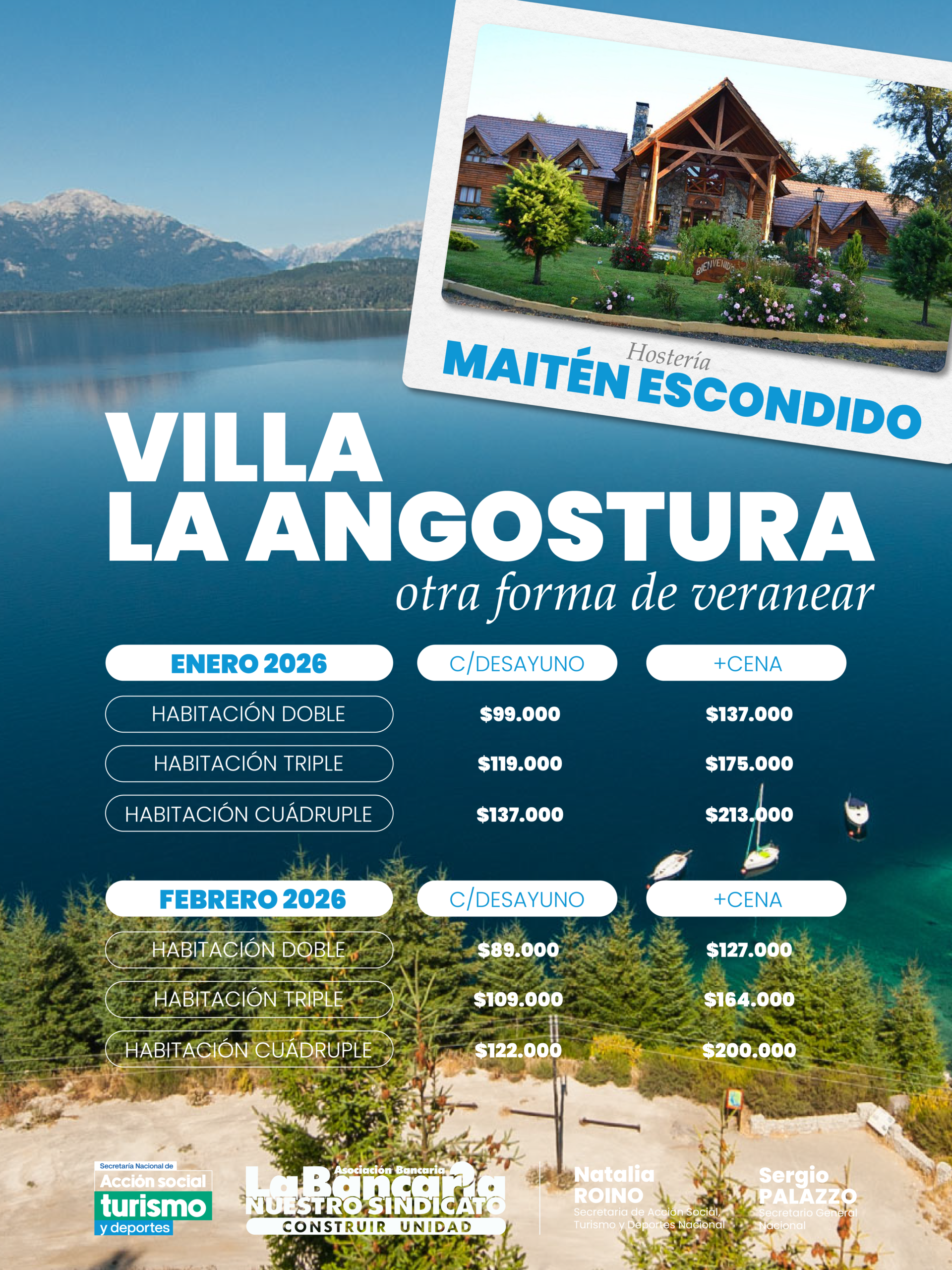 Hostería Maitén Escondido. Villa la Angostura, Neuquén