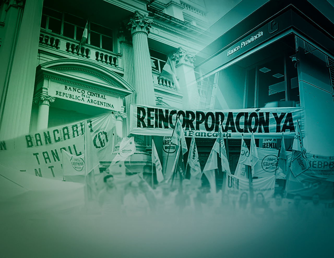 28 DE ENERO 2016. Despidos en el BCRA y BAPRO, origen del histórico acampe