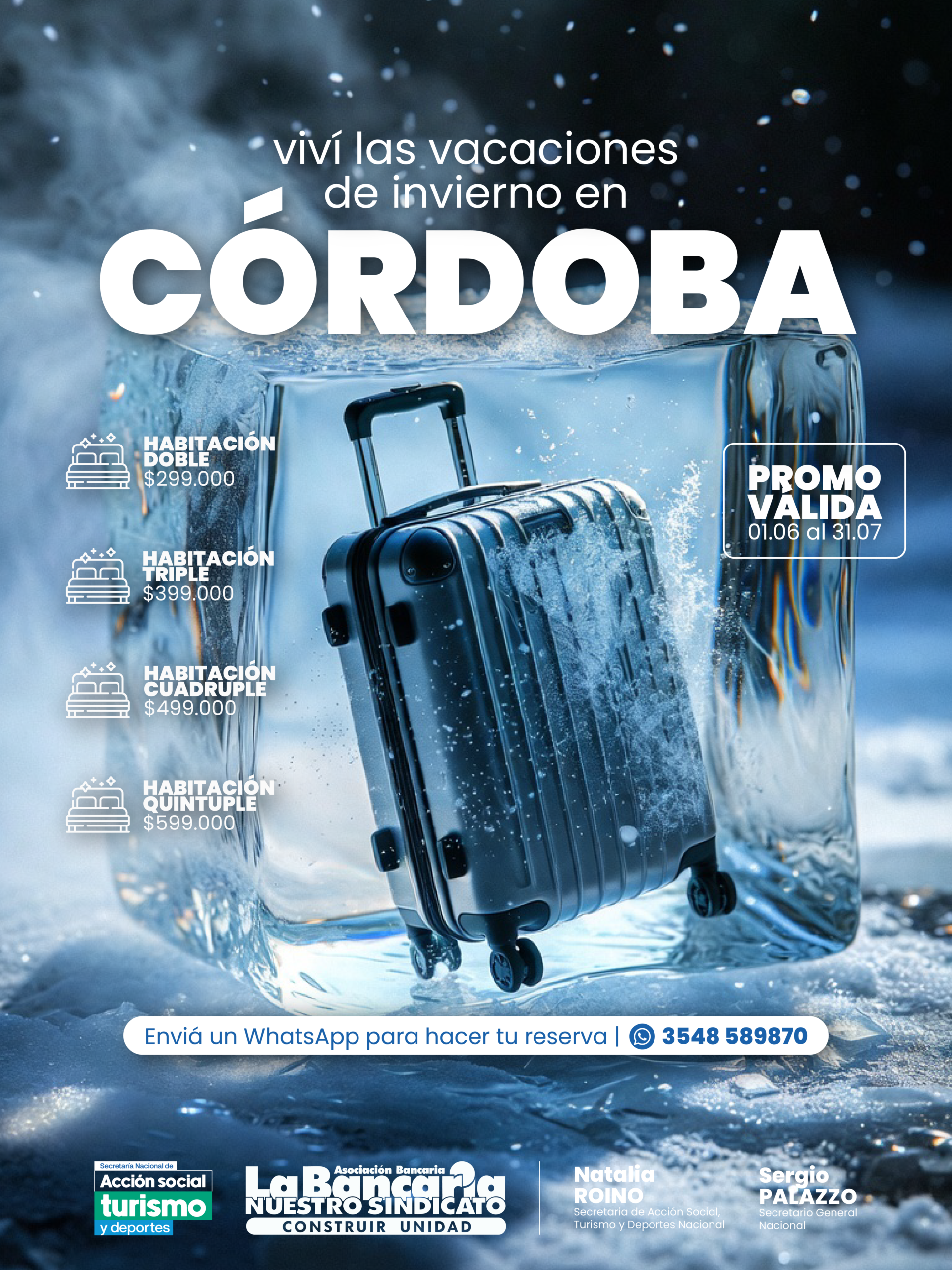 Vacaciones de invierno en Córdoba
